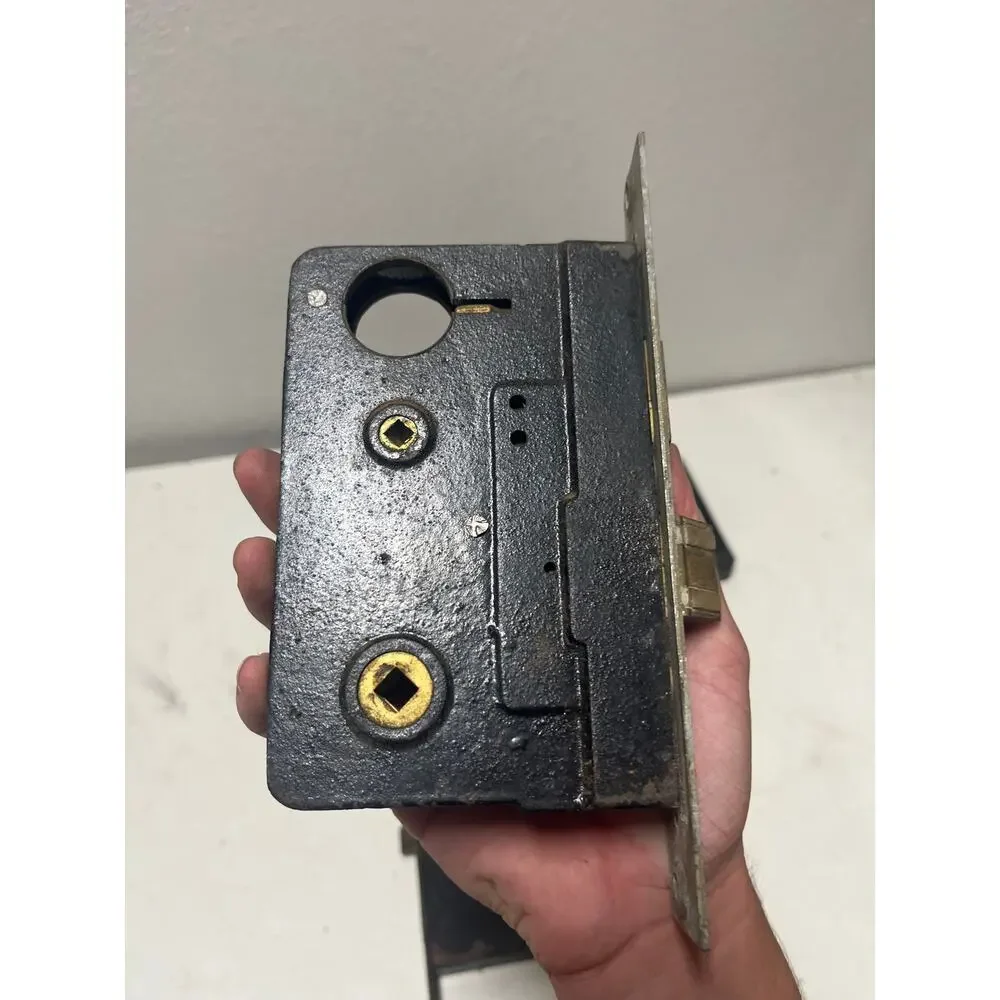 Antique Vintage Mortise Locks, Yale, Sargent, Barrows, no keys - Lot of  4